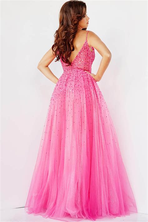 Jovani 08408 Glitter Embellished Prom Dress Couture Candy