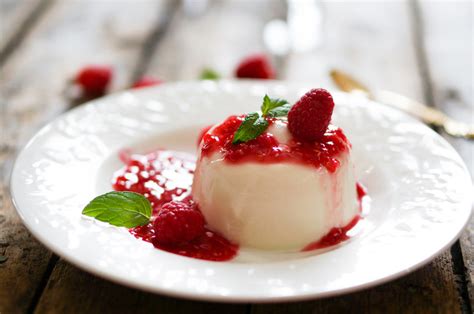 Panna Cotta Z Malinami Styl W INTERIA PL