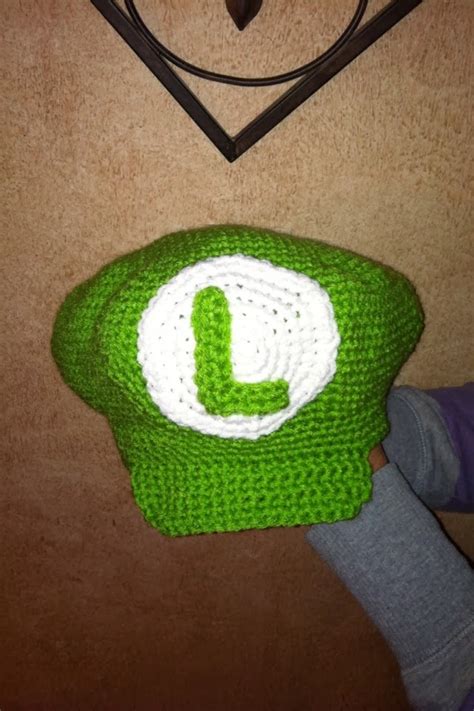 Christa's Crocheted Creations: Luigi Hat