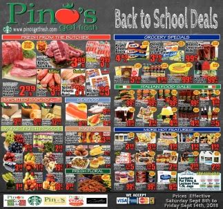 Back To School Deals Pino S Get Fresh Sault Ste Marie On