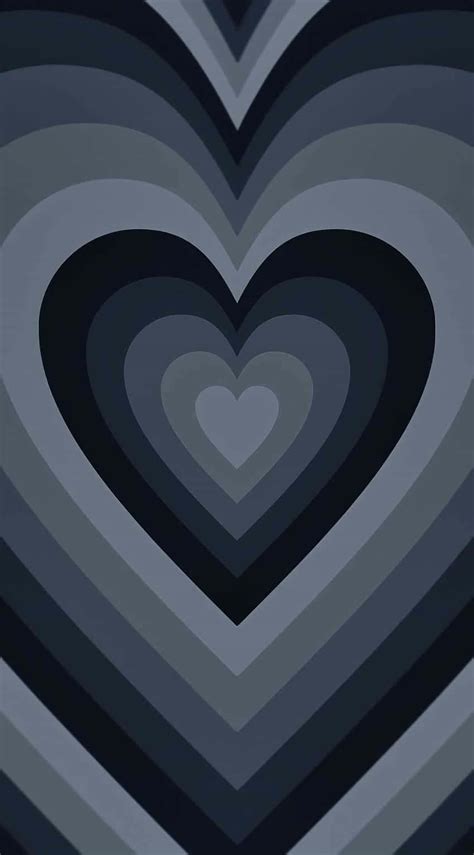 Blue And Black Hearts