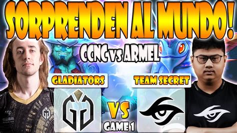 GLADIATORS VS TEAM SECRET BO3 GAME 1 CCNC TOFU VS ARMEL DPC WEU