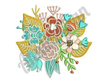 Pussy Willow Bouquet Machine Embroidery Design