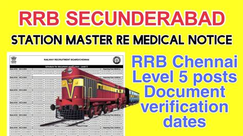 Rrb Ntpc Latest Updates Rrb Secunderabad Rrb Chennai Telugu