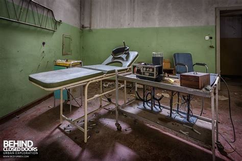 Manicomio Di C Italy Electroshock Therapy Equipment Abandoned