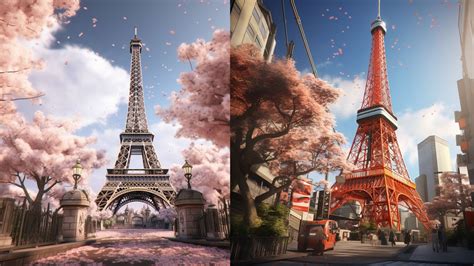 La Tokyo Tower Vs La Torre Eiffel Youtube