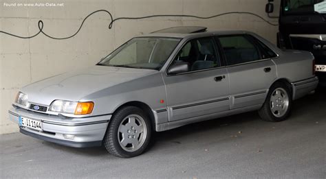 1988 Ford Scorpio I GAE GGE 2 4i CAT 125 Hp Technical Specs Data