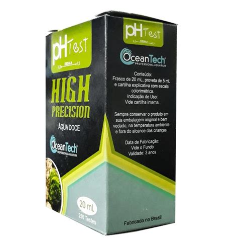 Teste De Ph Gua Doce Oceantech Ph Test