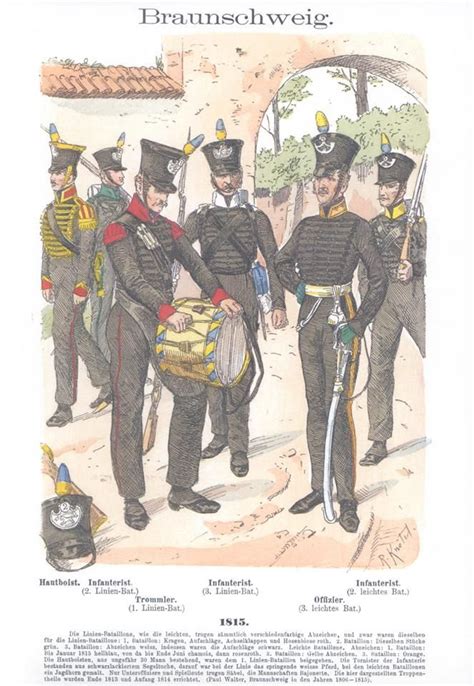 Band IV 53 Braunschweig Infanterie 1815 Napoleonic Wars