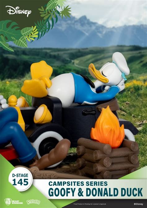 Beast Kingdom Camping Series Mickey Mouse Kiki And Titi Goofy And