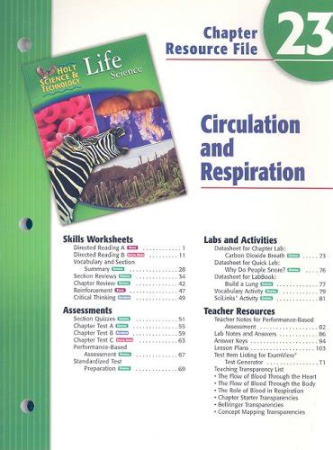 Holt Science Technology Life Science Chapter Resource File