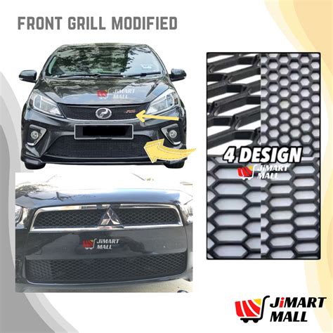 Universal Car Front Grill Diy Modified Honeycomb Racing Bumper Bonnet