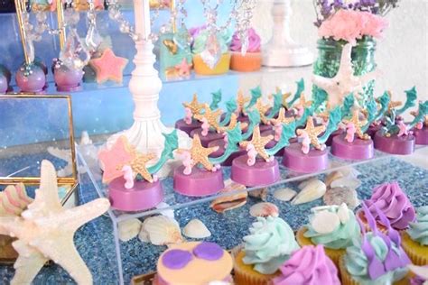 Karas Party Ideas Pastel Lets Be Mermaids Birthday Party Karas