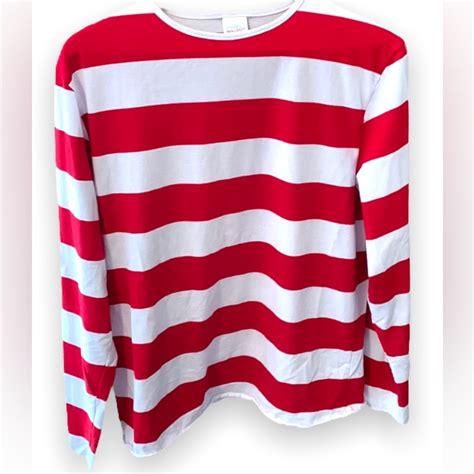 Wheres Waldo Halloween Costume Striped Shirt Gem