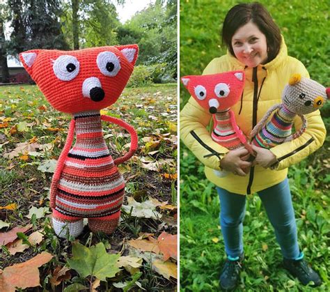 Scrap Yarn Toys” I Reuse The Leftovers Of Yarn And Turn Them Into