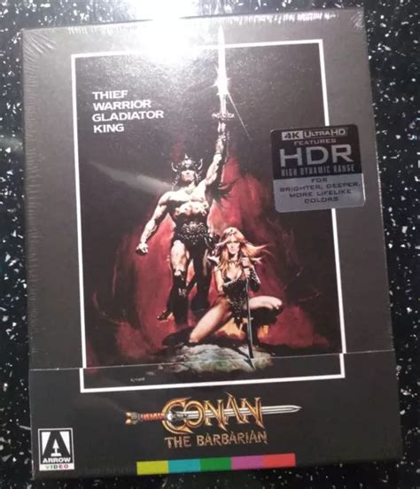 Conan The Barbarian K Uhd Ultra Hd Blu Ray Arrow Limited Collector