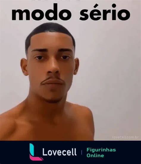 Figurinha Modo sério MC poze para WhatsApp Lovecell