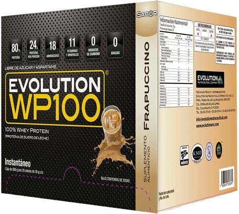 EVOLUTION Proteína de Suero de Leche WP100 Whey Protein 18