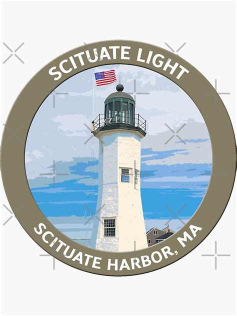 Scituate Light Sticker For Sale By Hometowndesign Redbubble