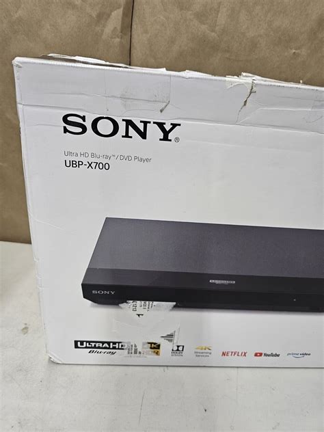 Sony Ubp X M K Ultra Hd Smart Blu Ray Player With Wi Fi For