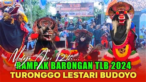 Samboyoan RAMPAK BARONG TURONGGO LESTARI BUDOYO Pentas HUT Desa Mulyo