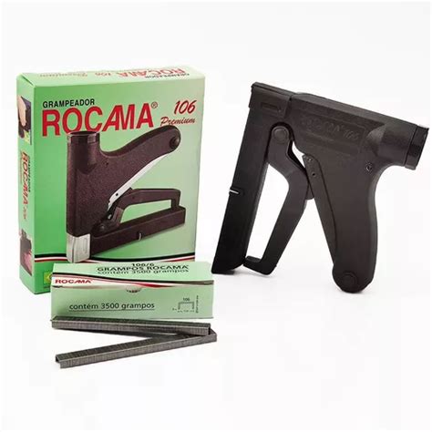 Kit Rocama Premium Grampeador Caixa C Grampos Frete Gr Tis