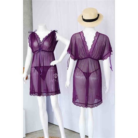 Jual Saffron Set Lingerie Premium Big Size Jumbo Baju Honeymoon Baju Istri Shopee Indonesia
