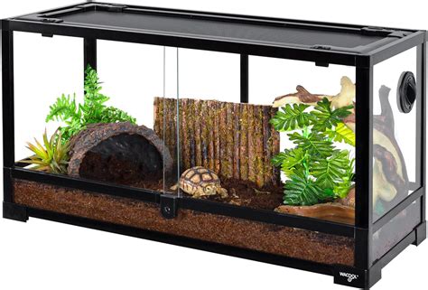 WACOOL TERRA Reptilien Terrarium Vollglas Reptilientank