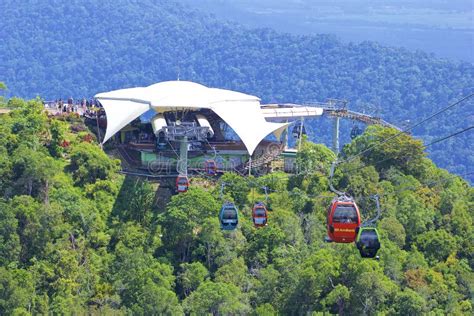 Sky Bridge And Langkawi Views Malaysia Editorial Stock Image Image