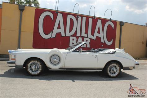 1981 White Cadillac Opera Convertible Coupe