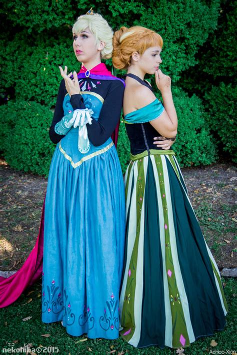 Anna And Elsa Cosplay Frozen By Achico Xion On Deviantart