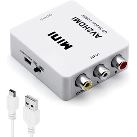 Amazon Ablewe Rca To Hdmi Av To Hdmi Converter P Mini Rca