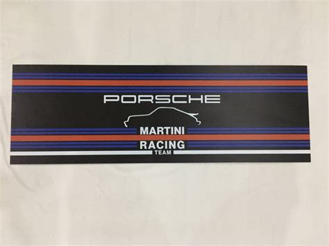 PORSCHE MARTINI RACING TEAM - Advertising sign (1) - Enamel - Catawiki