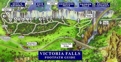 Victoria Falls trail map — travelwildnow.com