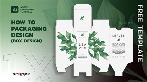 How To Create Packaging Design Box Design In Adobe Illustrator Cc