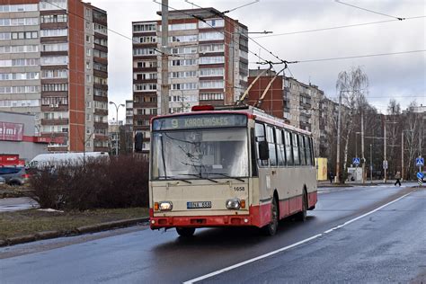 Вильнюс, Škoda 14Tr17/6M № 1658 — Фото — Городской электротранспорт