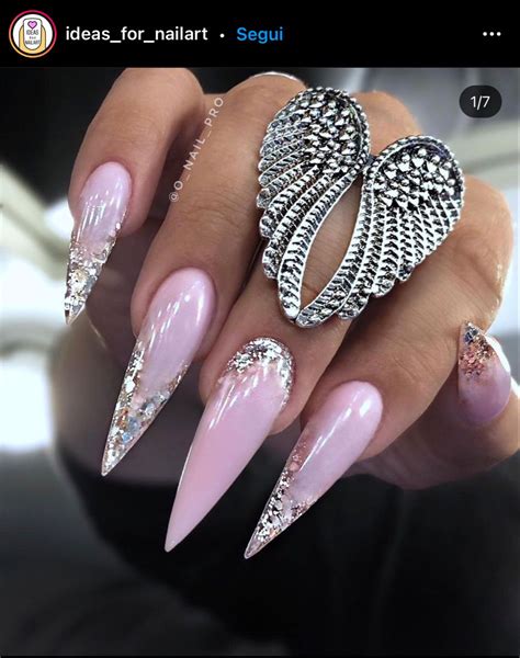 Pink Stiletto Nails Artofit