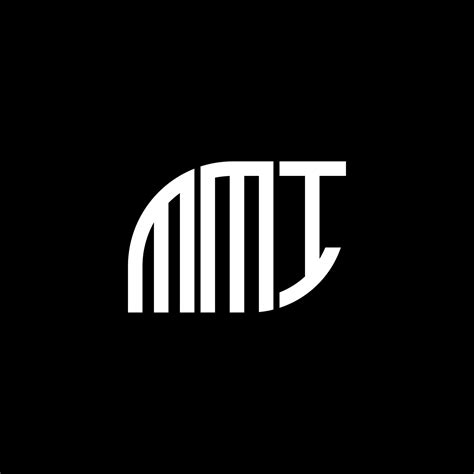 MMI letter logo design on black background. MMI creative initials ...