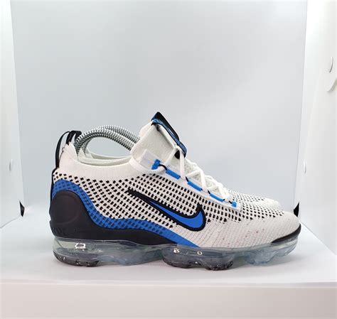 Nike Air Vapormax 2021 Flyknit White Photo Blue DB1550 101 Youth 7