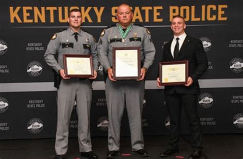 Post 10 Troopers Honored At Kentucky State Police Sworn Award Ceremony
