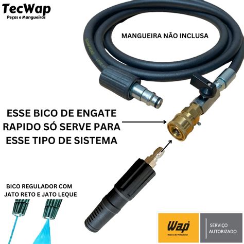 Kit Snow Foam Registro Bico Curto Engate R Pido Para Wap Atacama