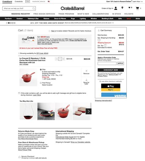 7 Intuitive Shopping Cart Design Ideas for Ecommerce Sites