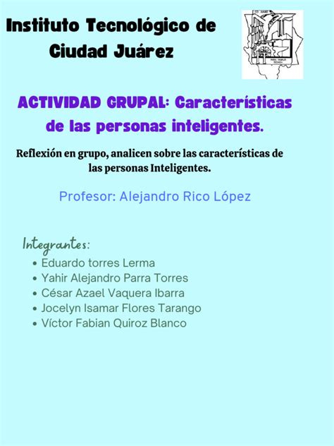 Características De Las Personas Inteligentes Pdf Cerebro Psicología Cognitiva