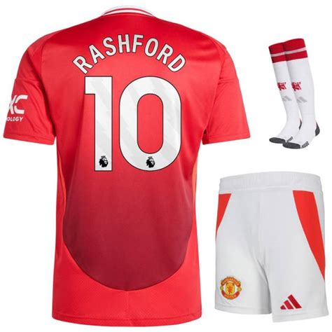 Maillot Kit Enfant Manchester United Domicile 2024 2025 Rashford Foot