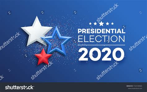 American Presidential Election 2020 Background Design Stock Vector ...