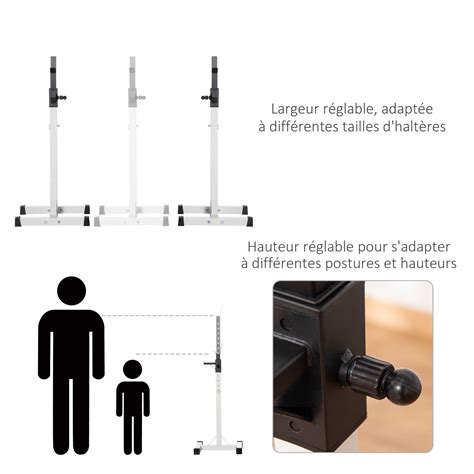 Supports Pour Halt Res Repose Halt Res Hauteur R Glable Charge Max