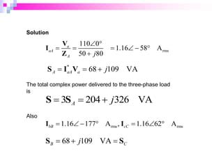 BEF 23803 - Lecture 9 - Three-Phase Power Calculations.ppt