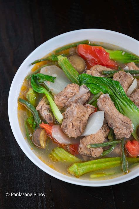 Porknigang Sinigang Na Baboy Ribs Panlasang Pinoy