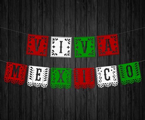 Papel Picado Svg Viva México Svg Coco Svg Papel Picado Etsy