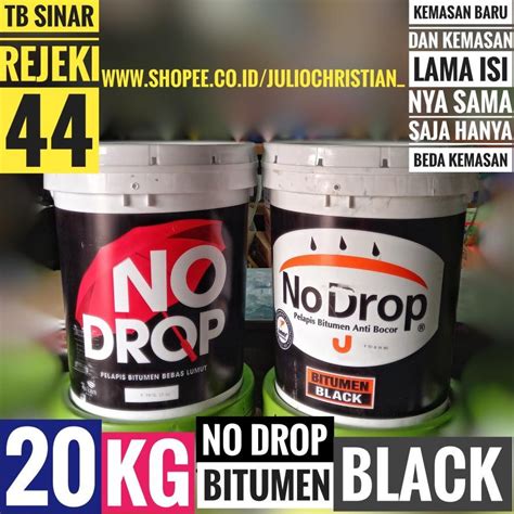 Jual Produk Baru Instant No Drop Bitumen Black Pail Kg Cat Pelapis